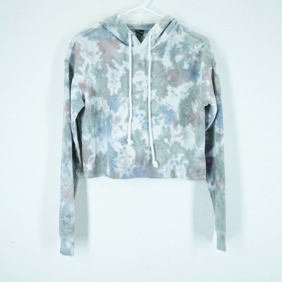 WILD FABLE Womens Size XS Tie Dye Cropped Hoodie